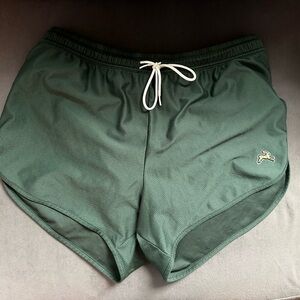 Tracksmith Green Athletic Shorts